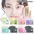 thumbnail image 3 of Blotting Paper Oil Control 100 Sheets Absorbing Face Skin Oily Tissue Q6Z0, 3 of 5