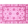 thumbnail image 1 of Ahgly Company Indoor Rectangle Abstract Pink Modern Area Rugs, 3' x 5', 1 of 4