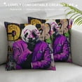 thumbnail image 3 of Autua Panda Bear Graffiti Art Graphic Decorative Cushion Throw Pillow Cover for Home Couch Living Room Bed Sofa Zipper Closure High-Quality 1PC 24x24in, 3 of 5