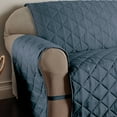 thumbnail image 5 of Innovative Textile Solutions 1-Piece Microfiber Solid Ultimate XL Sofa Furniture Cover Slipcover, Slate Blue, 5 of 7