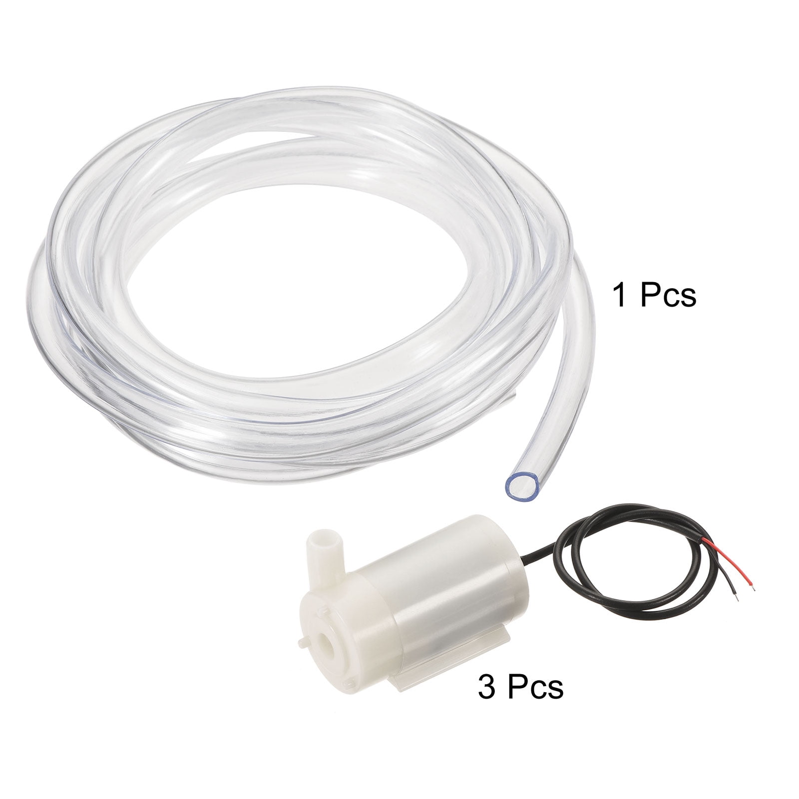 Uxcell DC 3V Horizontal Style with Clear Vinyl Tube Micro Submersible Water Pump