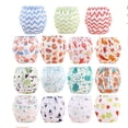 thumbnail image 1 of Baby Diapers Reusable Nappies Cloth Diaper Nappy Washable Toddler Girl Boys Waterproof Cotton Training Pants Underwear60 to 18M Adjustable He Qiyong unisex, 1 of 1