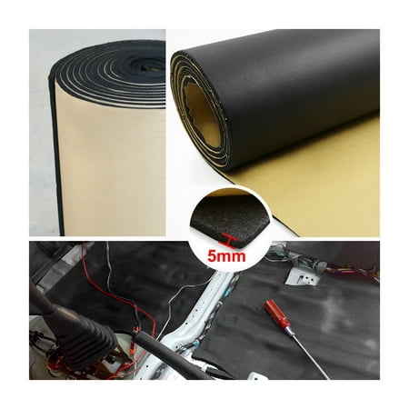 197mil 5mm Car Floor Tailgate Sound Heat Insulation Deadener