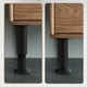 thumbnail image 4 of Cateissary Metal ajustable para camas, armarios de TV, altura antideslizante, goma para muebles de 18cm de altura para aumentar muebles Decoración del hogar negro 4 piezas 【12-18 CM】, 4 of 6