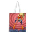 thumbnail image 1 of Yosemite Sam Bolso de tela con estampado de lienzo para mujer, bolsa de compras reutilizable y estética, con cremallera interior, regalo para mujer,40*40cm., 1 of 6