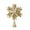 A, variant on Golden Christmas Tree Topper Star Snowflake Shape 13 Inch Iron Shiny Treetop Decoration for Holiday Party Home Decor