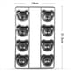 thumbnail image 4 of 2X Molde para Hornear Pasteles Antiadherente 8 Cavidades, Oso Muffin Antiadherente, Herramientas de Decoración para Hornear Pasteles de Postre DIY para Herramienta, 4 of 5