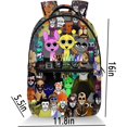 thumbnail image 2 of Sprunki Incredibox Rainbow Backpack, Large Capacity School Bag, Camping Gift (A), 2 of 2
