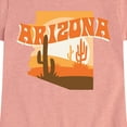 thumbnail image 3 of Instant Message - Arizona Desert - Toddler & Youth Girls Short Sleeve Graphic T-Shirt, 3 of 7