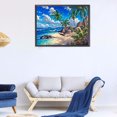 thumbnail image 2 of Cuadros Decorativos 5D bricolaje playa coco completo cuadrado taladro mosaico diamante pintura pared rhinestone Ehuebsd Nuevos Originales, 2 of 8