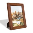 thumbnail image 2 of Grooved 5 in. x 7 in. Walnut Picture Frame (Set of 2), 2 of 8