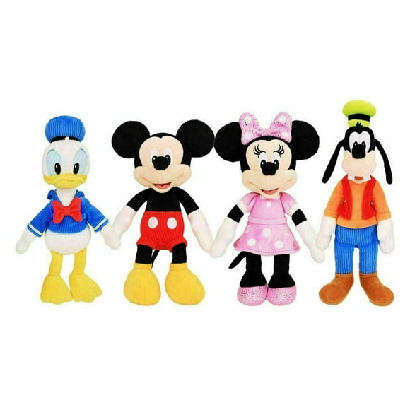 Disney Mickey and Friends, Minions, Stitch Plush Collector Set, Mickey and Friends