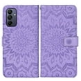 thumbnail image 5 of Asuwish Compatible with Samsung Galaxy A15 5G/4G Wallet Phone Case and Tempered Glass Screen Protector Flip Credit Card Holder Stand Mandala Flower Cell Cover for A 15 G5 15A Women Men Purple, 5 of 8