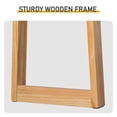 thumbnail image 6 of IVV Console Table - Farmhouse Living Room Sofa Table, Solid Pinewood Hall Table, Foyer Display Table, for Entryway Small Space - 35.8"L x 12"W x 31.9"H, Wood Color, 6 of 10