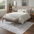 thumbnail image 2 of KUETH Modern 9x12 Area Rugs for Living Room, Non Slip Machine Washable Retro Rugs, Low Pile Chenille Print Rug for Bedroom, Dining Room, Home Office, 2 of 6