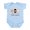 Sky Blue, variant on CafePress - Peace Love Dental Hygiene Infant Bodysuit - Baby Light Bodysuit, Size Newborn - 24 Months