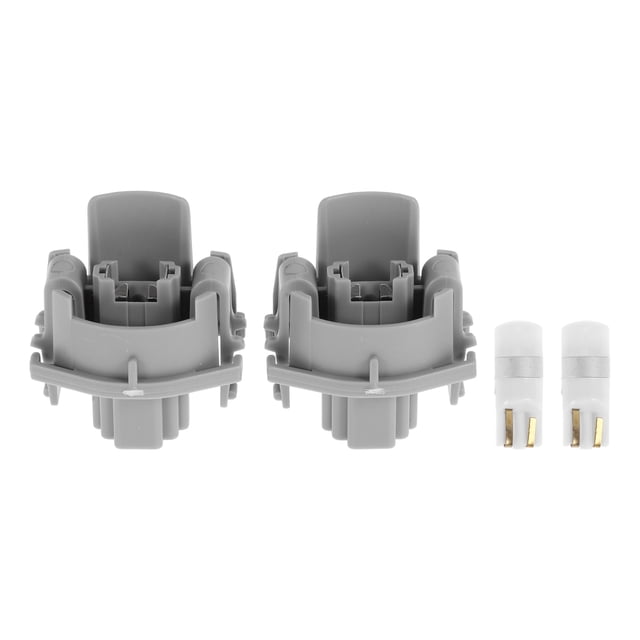 Unique Bargains 2 Set de Luces de Placa de Licencia Zócalo de Luz para Honda Accord 1998-2005 No.34102-S60-003/34102-SWA-A01/34102S60003/34102SWAA01 Conector de Bombilla de 2 Pines