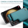 thumbnail image 2 of for Samsung Galaxy S23 Plus Case with Card Holder, Wallet Case for Women Men with RFID Blocking, Durable Leather Kickstand Magnetic Clasp Shockproof Phone Case for Samsung Galaxy S23 Plus, 2 of 11