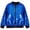 Blue, variant on OGLCCG Girls Sequin Jacket Sparkly Glitter Bomber Jacket Kids Fashion Zipper Bright Colors Coat Long Sleeve Jackets,Size 10,Black