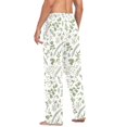 thumbnail image 6 of Floral Leaves and Herbs joogoo Men's Pajama Pants Cotton Long Sleepwear Lounge Pants 2XL, 6 of 7
