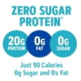 thumbnail image 4 of GNC Total Lean Zero Sugar Protein Powder, 20g, No Sugar, No Fat, 90 calories, Rich Chocolate, 20 Servings, 4 of 6