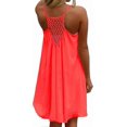 thumbnail image 2 of Womens Sexy Spaghetti Strap Bathing Suit Cover Ups Summer Criss Cross Tank Sundress Sleeveless, 2 of 5
