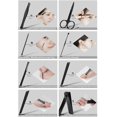 thumbnail image 5 of Kit de manicura y pedicura, cortaúñas profesional, cortador de cutículas, 15 piezas (amarillo) JM, 5 of 5