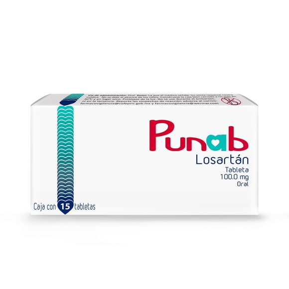 Losartan 100mg 15 Tab