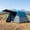 Blue, variant on Blackout 6 Person Camping Tent  Instant Cabin For Family With Vestibule And Large Mesh Windows 60s Easy Setup Double Layer Water-resistant
