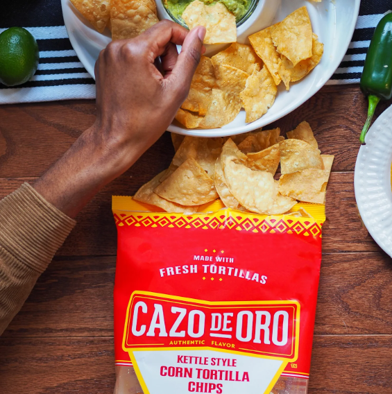 Cazo de Oro Sea Salt Corn Tortilla Chips, 14 oz Bag
