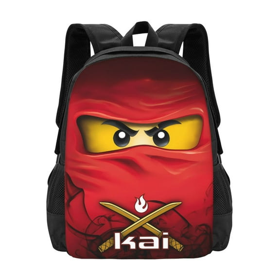 NinJago Backpack Shoulder Bag For Men Women With Adjustable Padded Straps Daypack School College Travel Computer Casual Bookbag Unisex Laptop Lightweight Large Capacity Satchel Knapsack