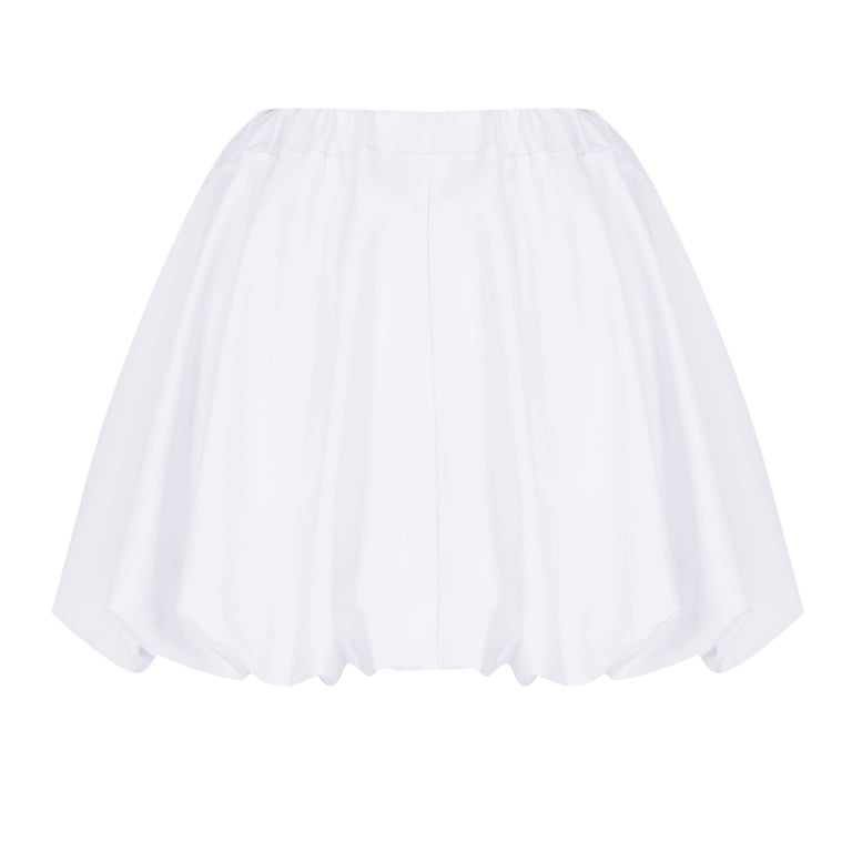 Mrat Short Skirts Women Girls Bubble Mini Skirt Low Waist Pleated