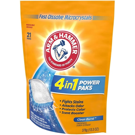 Arm & Hammer Unit Dose Detergent With Oxiclean 4in1 21 1 Ea (Pack of 2)