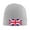 Gray, variant on Union Jacks Flag Beanie Hat Knit Hat Skull Cap for Men Women Winter Hat Deep Heather
