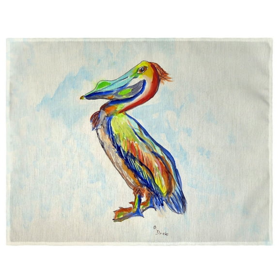 Betsydrake PM985A 14 x 18 in. Sylvester Pelican Place Mat - Set of 4