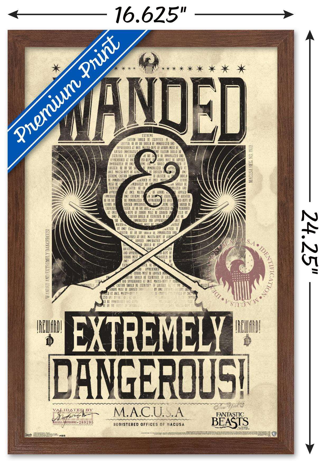 Fantastic Beasts And Where To Find Them - Wanded - Extremely Dangerous Poster