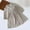Gray, variant on Swuxness Girls Dresses Long Sleeve Lapel Solid Color Soft Comfortable Casual Outfits