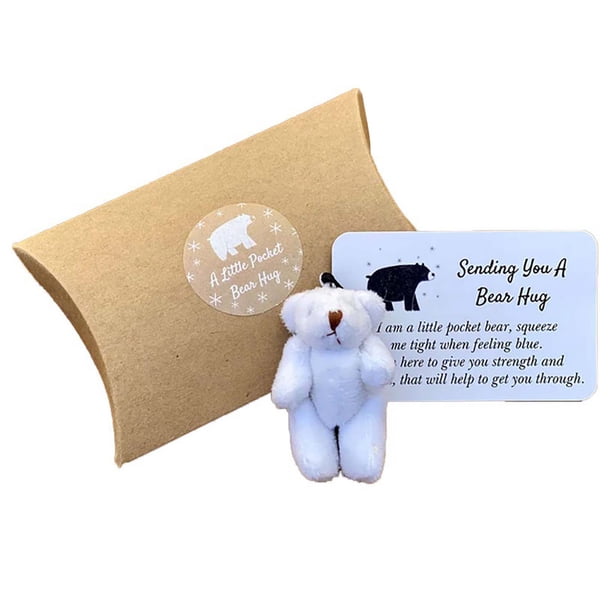 Juguete de Peluche Oso Hecho a Mano - Suave Peluche Corto, Algodón PP - Lindo Diseño, Promueve la Empatía - para Niños y Coleccionistas