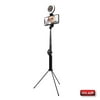 On Air Selfie Light Stick, 5" Ring Light with Extendable Tripod and USB-Powered