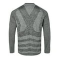 thumbnail image 3 of Gillz Men's Vapor Jaquard Long Sleeve Performance Fishing Shirt Anthracite Size L, 3 of 3