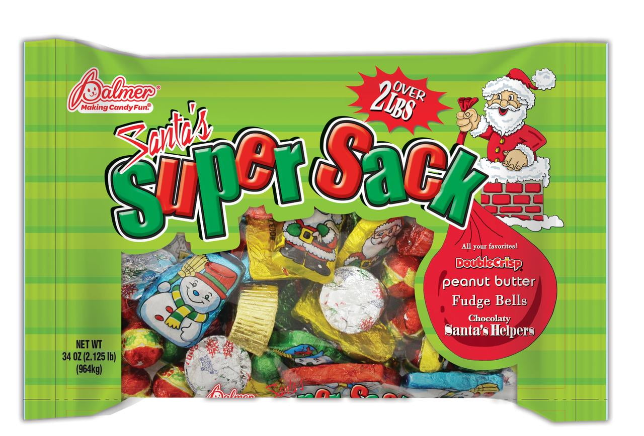 R.M. Palmer RM Palmer Santa's Super Sack Assorted Chocolates, 34 oz, Assorted Bag
