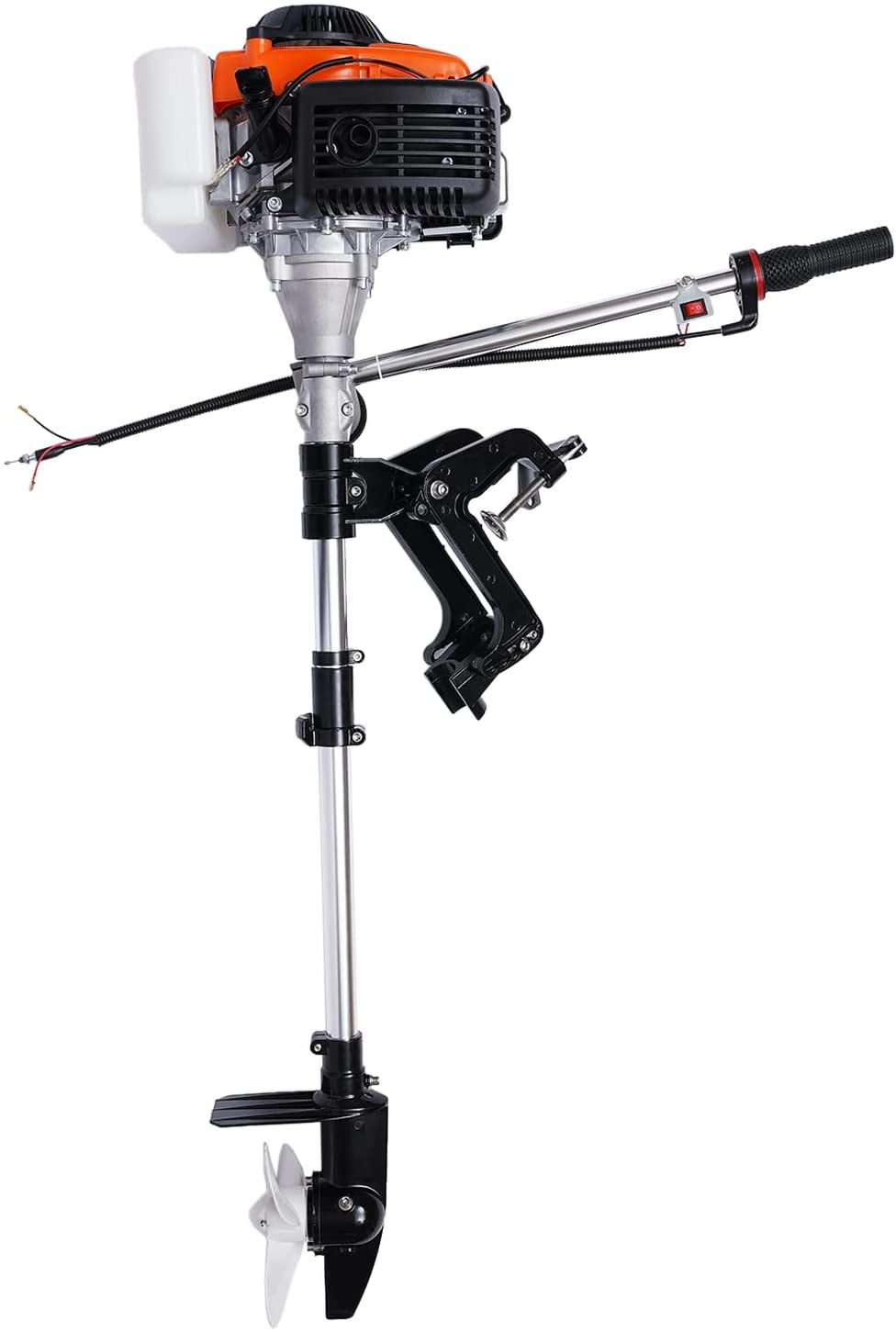 Buy MONIPA 53.2cc Heavy Duty Outboard Fishing Boat Motor Engine 4