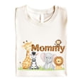 thumbnail image 7 of Safari Animals First Birthday Matching Family Shirt for Mommy - Jungle Zoo Tee - Sold Separately Natural Shirt Adult Small, 7 of 7