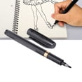 thumbnail image 3 of Ink Calligraphy Pen, Fading Proof Printing Black Writing Drawing Chinese Japanese Soft Brush Ink Pen for Beginners Hand Lettering Signature Illustration, 3 of 7