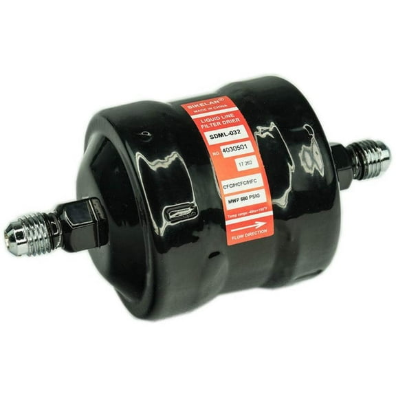 Best Value Vacs Filter Dryer for Optimal Cooling Efficiency - 1/4" In-Line Liquid Filter Drier with Molecular Sieves for HFC, POE, and PAG Oils - Easy Installation & Water Particle Removal