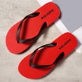thumbnail image 4 of Dakaela Men's Flip Flops with Arch Support Summer Beach Thong Sandals Comfortable Quick Drying Slip on Slides Slippers for Men (7.5,Red), 4 of 8