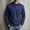 (Fashion 45)Navy, variant on Aimik Polo Shirts for Men Long Sleeve Waffle Texture Button Up Casual Solid Shirts Fall Winter Soft Warm Collared Tee Basic