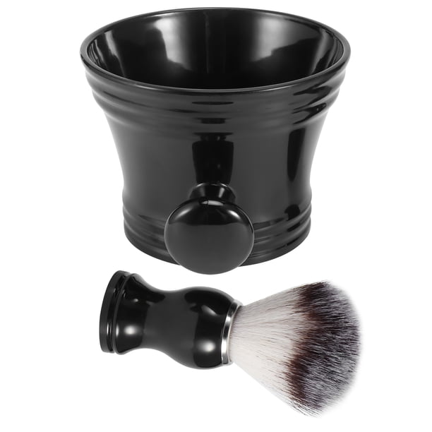 Tazón de Jabón de Afeitado, Cepillo de Limpieza de Pelar de Barras, Herramienta de Afeitar el Juego de Afeitado para Hombres Retenerse de Agua Alta Para El Hombre Espuma