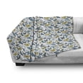 thumbnail image 3 of Butterfly Soft Flannel Fleece Throw Blanket, Butterfly Pattern in Style Spring Thrill Delicate Insect, Cozy Plush for Indoor and Outdoor Use, 50" x 70", Multicolor, by Ambesonne, 3 of 6