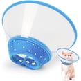 thumbnail image 1 of GFDYREE Small Cat Cone, Adjustable 4.7-5.7 Inches Lightweight Elizabethan Collar for Kittens, Rabbits, Kitties, Small Cats, Small Size Dogs (Blue), 1 of 7